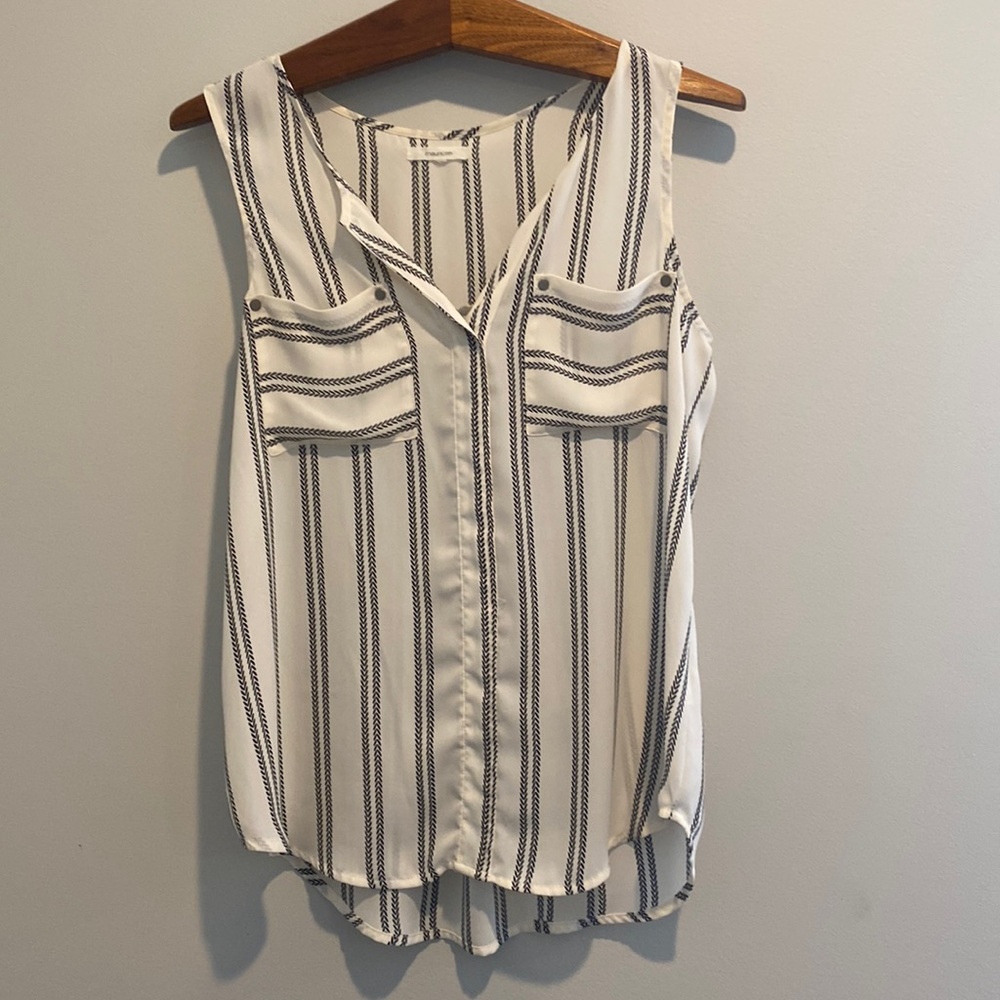 maurices striped tank top